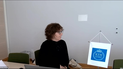 Thumbnail for Hedvig Aminoff PhD Defense at CBH/KTH - 220222: &quot;Unpacking the Sociotechnical Complexity of a Surgical Setting: Understanding the Implementation Context during Telemedicine Deployment&quot;