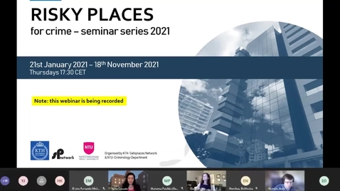 Thumbnail for Risky Places: Hanging out in Hyperspace: Risky places Redefined by Prof. Gisela Bichler