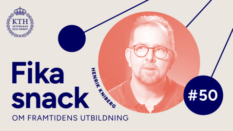 Thumbnail for 50 | Fikasnack om generativ AI och programmering med Henrik Kniberg