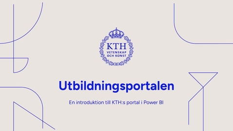 Thumbnail for Power BI Utbildningsportal