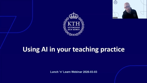 Thumbnail for Using AI in your teaching practice