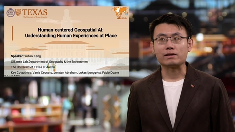 Thumbnail for Human-centered GeoSpatial AI  - Dr Yuhao Kang, Texas state university