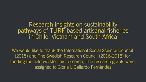 Thumbnail for Research insights on sustainability pathways for TURF