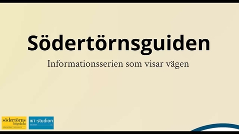 Thumbnail for Sodertornsguiden - Att forsta och skriva akademisk text