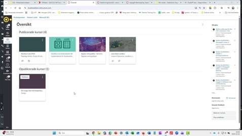 Thumbnail for Fästa en kurs jag ofta vill nå på startsidan i Studiewebben