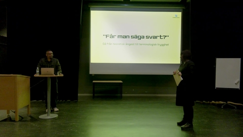 Thumbnail for MT Live med Barakat Ghebrehawariat –  Får man säga svart? Från teoretisk ångest till terminologisk trygghet