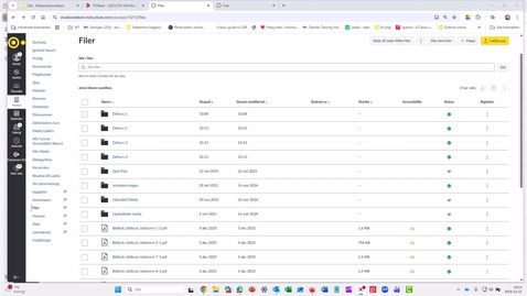 Thumbnail for Filytan i studiewebben - Skapa struktur med hjälp av mappar samt hitta dina filer när du lägger till dem via modulen