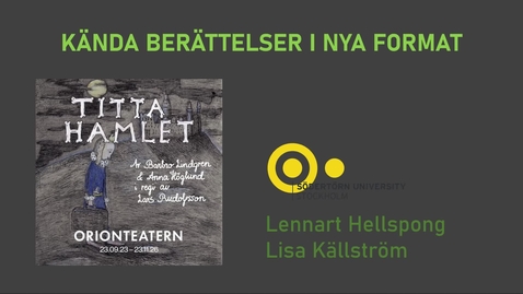 Thumbnail for Lennart Hellspong &amp; Lisa Källström på Forskartorget 2025
