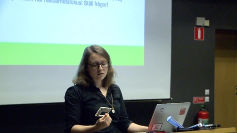 Thumbnail for Elina Eriksson – IT och ett hållbart samhälle  del 2 / 2018