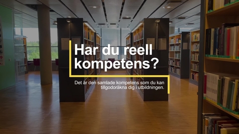 Thumbnail for Reell kompetens – gör en självskattning!