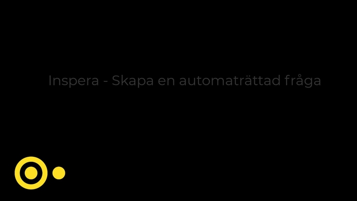 Skapa flervalsfråga
