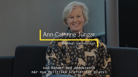 Thumbnail for Ann-Cathrine Jungar, professor i statsvetenskap 2026