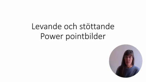 Thumbnail for Levande och stöttande power points