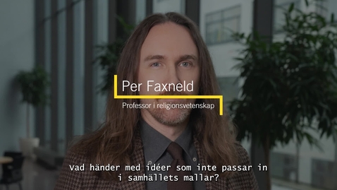 Thumbnail for Per Faxneld, professor i religionsvetenskap 2026
