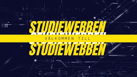 Thumbnail for Välkommen till studiewebben