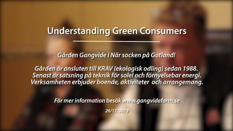 Thumbnail for Module 2: Understanding Green Consumers. Gangvide Farm