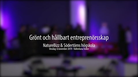 Thumbnail for NatureBizz Workshop på Vallentuna teater 6 november 2019 Intervjuer med deltagare