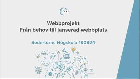 Thumbnail for Catharina Carlsson - Webbprojekt, från behov till lanserad webbplatsm / 2019