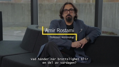 Thumbnail for Amir Rostami, professor i kriminologi 2026