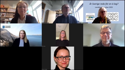 Thumbnail for Paneldebatt på Landsbygdsveckan 2025 8 maj: Är Sverige redo för en ö och skärgårdslag?