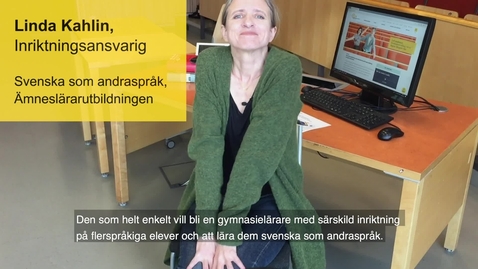 Thumbnail for Svenska som andraspråk - äntligen på Södertörn!