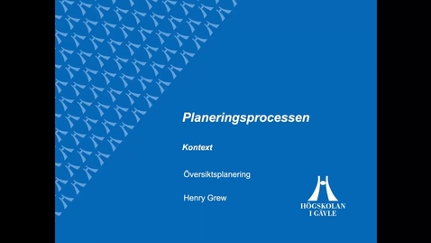 Thumbnail for Planprocessen