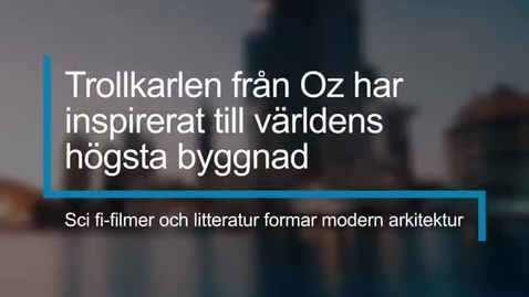 Thumbnail for Så formar Blade Runner och andra sci fi-filmer modern arkitektur