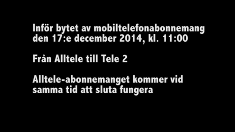 Thumbnail for Byte av telefonabonnemang HiG 2014
