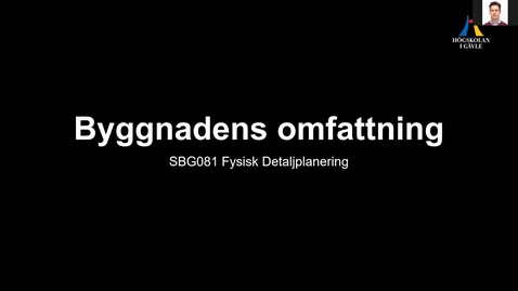 Thumbnail for Bebyggelsens omfattning