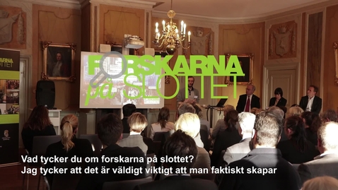 Thumbnail for Deltagare Forskarna på slottet 180327
