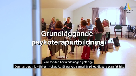 Thumbnail for Grundläggande psykoterapiutbildning med systemisk familjeterapeutisk och relationell inriktning