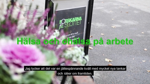 Thumbnail for Forskarna på slottet 181009- intervjuer med deltagare