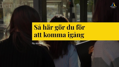 Thumbnail for Ny student - kom igång