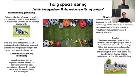 Thumbnail for Alexander Hultman, Emil Wiklund. Tidig specialisering