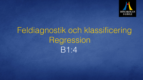 Thumbnail for Feldiagnostik och klassificering - Modul B1:4