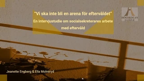 Thumbnail for Jeanette Engberg och Ella Molneryd