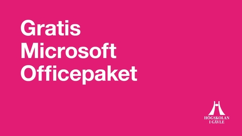 Thumbnail for Gratis Microsoft Officepaket