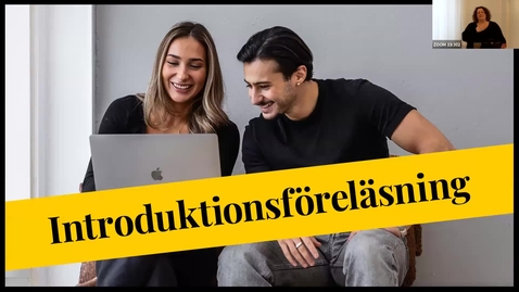 Thumbnail for Introduktionsföreläsning: Introduktion till Canvas