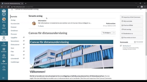 Thumbnail for Canvas för distans
