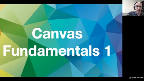 Thumbnail for Canvas Fundamentals Traing Part I