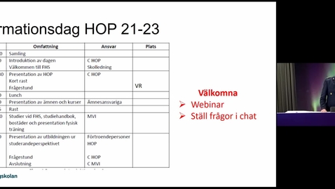 Thumbnail for 21-03-09 Informationsdag HOP 21-23, del 1