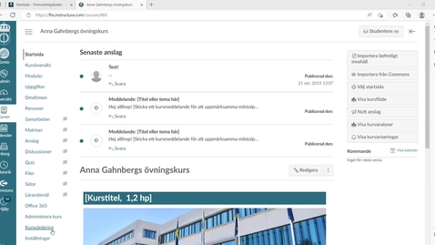 Thumbnail for Kursvärdering med Sunet Survey: hämta rapport