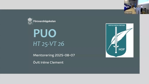 Thumbnail for Mentorering PUO HT 25