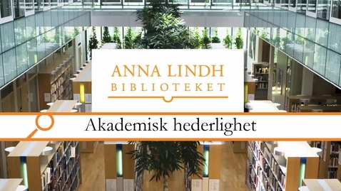 Thumbnail for Akademisk hederlighet