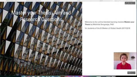 Thumbnail for Thesiswritingcourse_3GB012_Aim_researchquestions