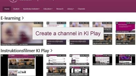 Thumbnail for Create a channel