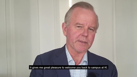 Thumbnail for Message from KI President Ole Petter Ottersen, to students and staff