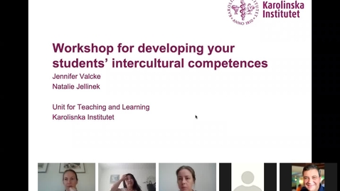 Thumbnail for Workshop for developing your students’ intercultural competences