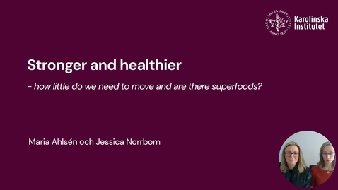 Thumbnail for Stronger and healthier