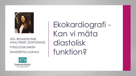 Thumbnail for Diastolisk Funktion